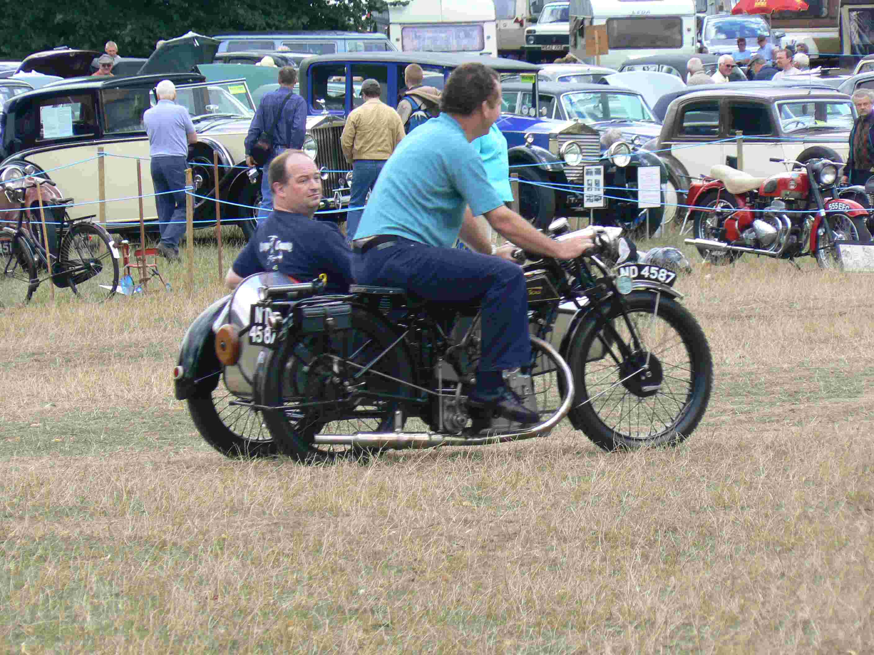 Photograph of Mark and Matthew Scale at Astle Park rally
